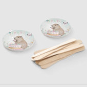 Capybura Cakefest Geburtstagsparty Hand Fans Fächer (Non-assembled)