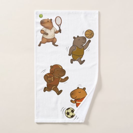 CapyCharm: Das bezaubernde Symbol Badhandtuch Set (Handtuch)