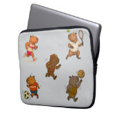 CapyCharm: Das bezaubernde Symbol Laptopschutzhülle (Vorderseite Links)