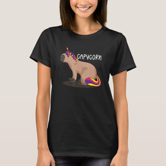 Capycorn Capybara T-Shirt (Vorderseite)