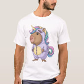 Capycorn Capybara Unicorn Kawaii Rainbow Rodent T-Shirt (Vorderseite)