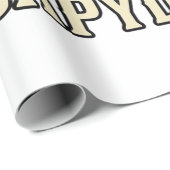 Capydada Capybara Vater Retro Whirlpool Vektordesi Geschenkpapier (Rolleneckpunkt)