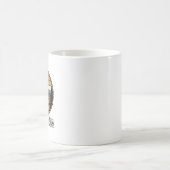 Capydada Capybara Vater Retro Whirlpool Vektordesi Kaffeetasse (Mittel)