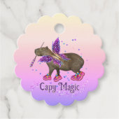 Capyfairy Geschenkanhänger (Vorderseite)