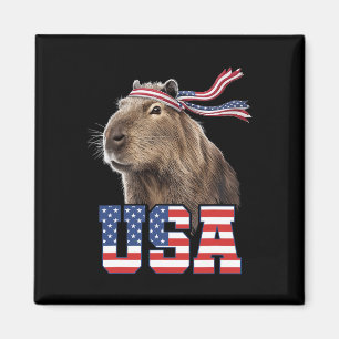 Capyra USA Patriotische Amerikanische Flagge Männe Magnet