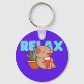 CapyRead-Schlüsselanhänger Schlüsselanhänger (Rückseite)