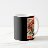 Capyzilla _ Kanagwa Wave Japan _ Cool Rodent Capyb Kaffeetasse (VorderseiteRechts)