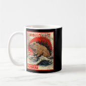 Capyzilla _ Kanagwa Wave Japan _ Cool Rodent Capyb Kaffeetasse (Links)