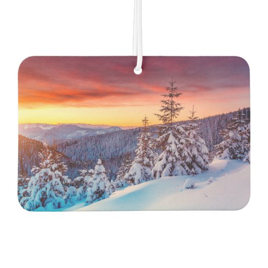 Car Air Freshener-Alpine Snow Autolufterfrischer (Vorderseite)
