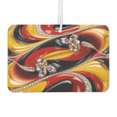 Car Air Fresheners mit belgischem Farbdesign Autolufterfrischer (Rückseite)