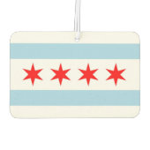 Car Air Fresheners mit Flag Chicago, USA Autolufterfrischer (Rückseite)