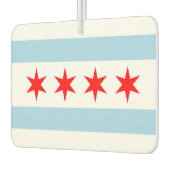 Car Air Fresheners mit Flag Chicago, USA Autolufterfrischer (Links)