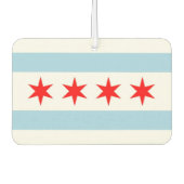 Car Air Fresheners mit Flag Chicago, USA Autolufterfrischer (Vorderseite)