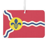 Car Air Fresheners mit Flag von St. Louis, USA Autolufterfrischer (Rückseite)