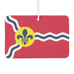 Car Air Fresheners mit Flag von St. Louis, USA Autolufterfrischer