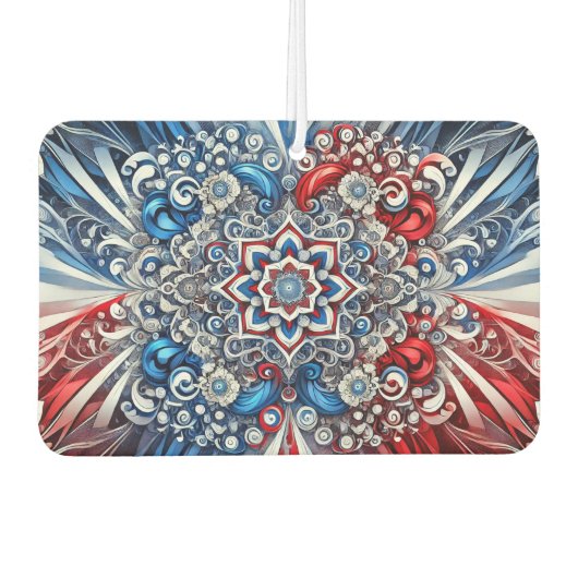 Car Air Fresheners mit France Colors Design Autolufterfrischer (Vorderseite)