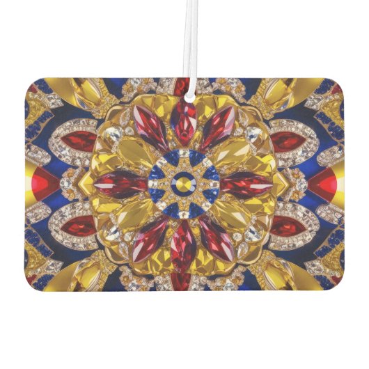 Car Air Fresheners mit kolumbianischer Farbgestalt Autolufterfrischer (Rückseite)