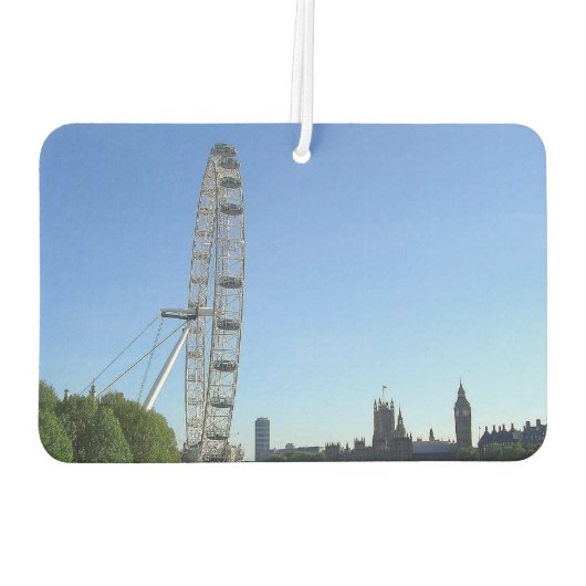 Car Air Fresheners mit London Eye Autolufterfrischer (Rückseite)