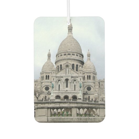 Car Air Fresheners mit Sacre Coeur Autolufterfrischer (Vorderseite)