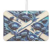 Car Air Fresheners mit Scottish Thistles Design Autolufterfrischer (Vorderseite)