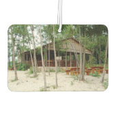 Car Air Fresheners mit Strandhaus Autolufterfrischer (Rückseite)