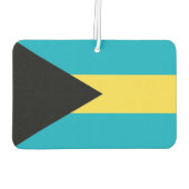 Car Air Fresheners with Flag of Bahamas Autolufterfrischer (Rückseite)