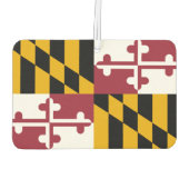 Car Air Fresheners with Flag of Maryland, USA Autolufterfrischer (Rückseite)