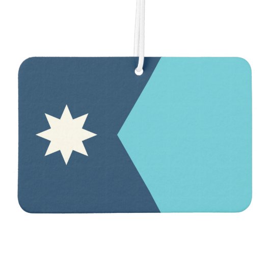 Car Air Fresheners with Flag of Minnesota, USA Autolufterfrischer (Rückseite)