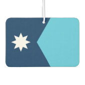 Car Air Fresheners with Flag of Minnesota, USA Autolufterfrischer (Vorderseite)