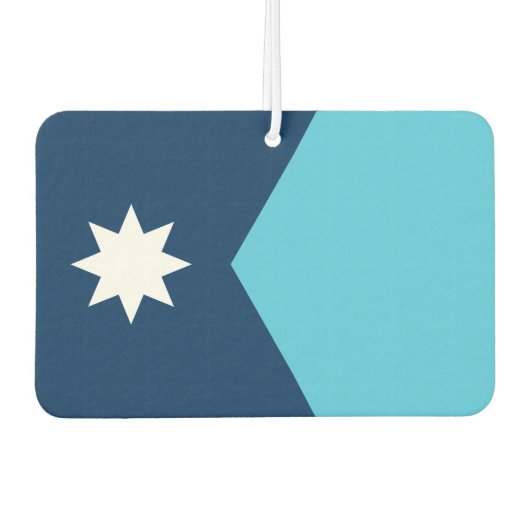 Car Air Fresheners with Flag of Minnesota, USA Autolufterfrischer (Vorderseite)