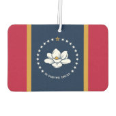 Car Air Fresheners with Flag of Mississippi Autolufterfrischer (Rückseite)