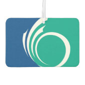 Car Air Fresheners with Flag of Ottawa, Canada Autolufterfrischer (Rückseite)