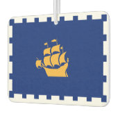 Car Air Fresheners with Flag of Quebec City Autolufterfrischer (Links)