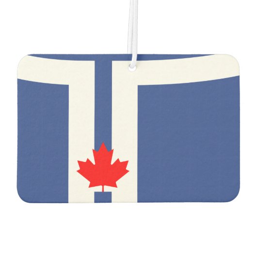 Car Air Fresheners with Flag of Toronto, Ontario Autolufterfrischer (Rückseite)