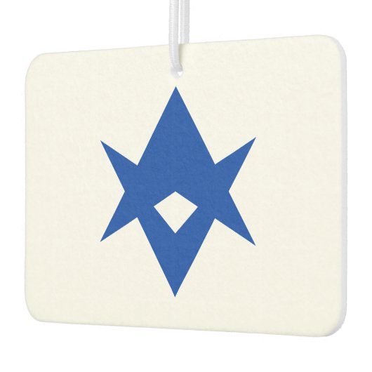 Car Air Fresheners with Flag of Toyota City, Japan Autolufterfrischer (Links)