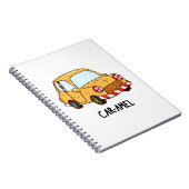 Car-amel Funny Candy Car Pun Notizblock (Rechte Seite)