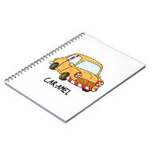 Car-amel Funny Candy Car Pun Notizblock (Linke Seite)