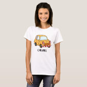Car-amel Funny Candy Car Pun T-Shirt (Vorne ganz)