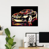 Car Art Poster (Heimbüro)