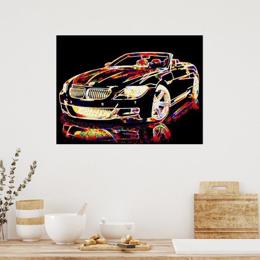 Car Art Poster (Küche)