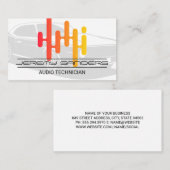 Car Audio | Equalizer-Logo Visitenkarte (Vorne/Hinten)