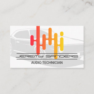 Car Audio   Equalizer-Logo Visitenkarte