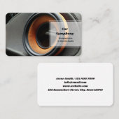 Car Audio Stereo Visitenkarte (Vorne/Hinten)