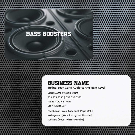 Car Audio Visitenkarte