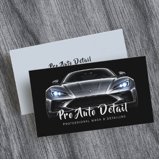 Car Auto Detail Cleaning Service Visitenkarte