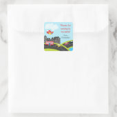 Car Birthday Party Danke Stickers (Tasche)