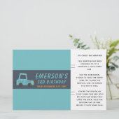 Car Boy's Birthday Candy Bar Wrapper Gefallen (Stehend Vorderseite)