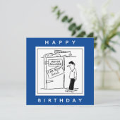 Car Breakers Scrapyard Car Boot Sale Cartoon Karte (Stehend Vorderseite)