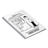 Car Breakers Scrapyard Car Boot Sale Cartoon Notizblock (Rechte Seite)