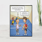 Car Buffer Massage Funny Birthday Card Karte (Vorderseite)